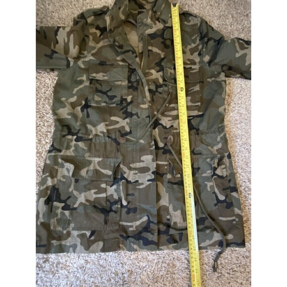 LOVE TREE Camouflage Military-Style Waist-Length Utility Jacket Women’s Medium - Picture 11 of 11